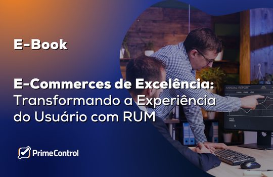 Imagem ilustrativa com o título do e-book sobre e-commerce e rum